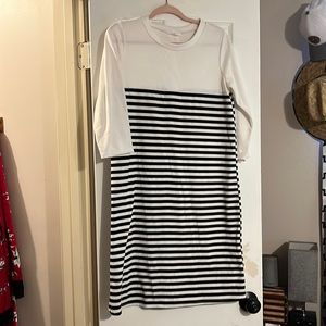 Sweater texture dress